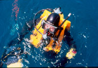 bnp-scuba Discover underwater treaures at Banff's Lake Minnewanka.