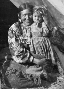 firstnationsmother whytemuseum 216x300 Archeology in Banff National Park